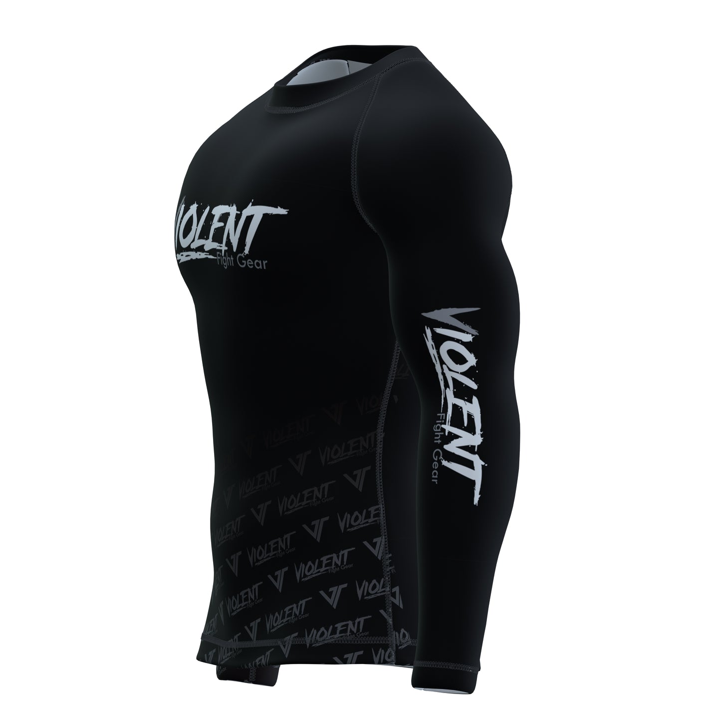 Violent Rashguard long-sleeve (black/grey)