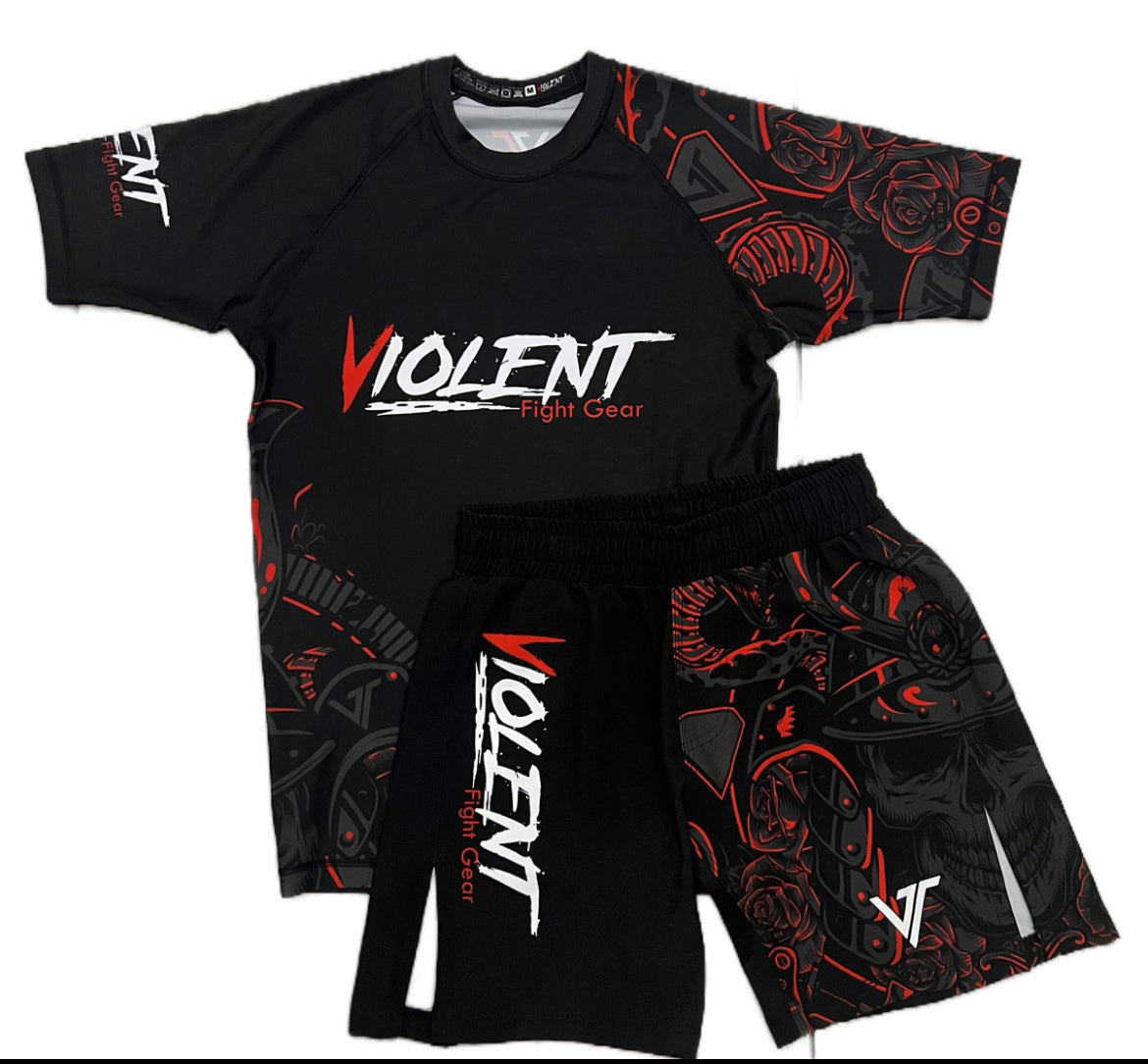mma gear near me Violent MMA Set black/red – VT Fight Gear