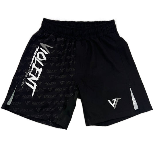 MMA Shorts - Black/grey