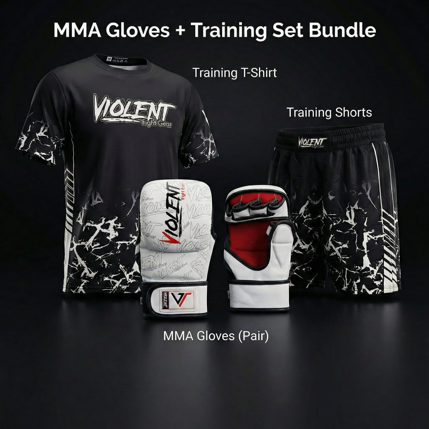 MMA gloves + Training Set Bundle
