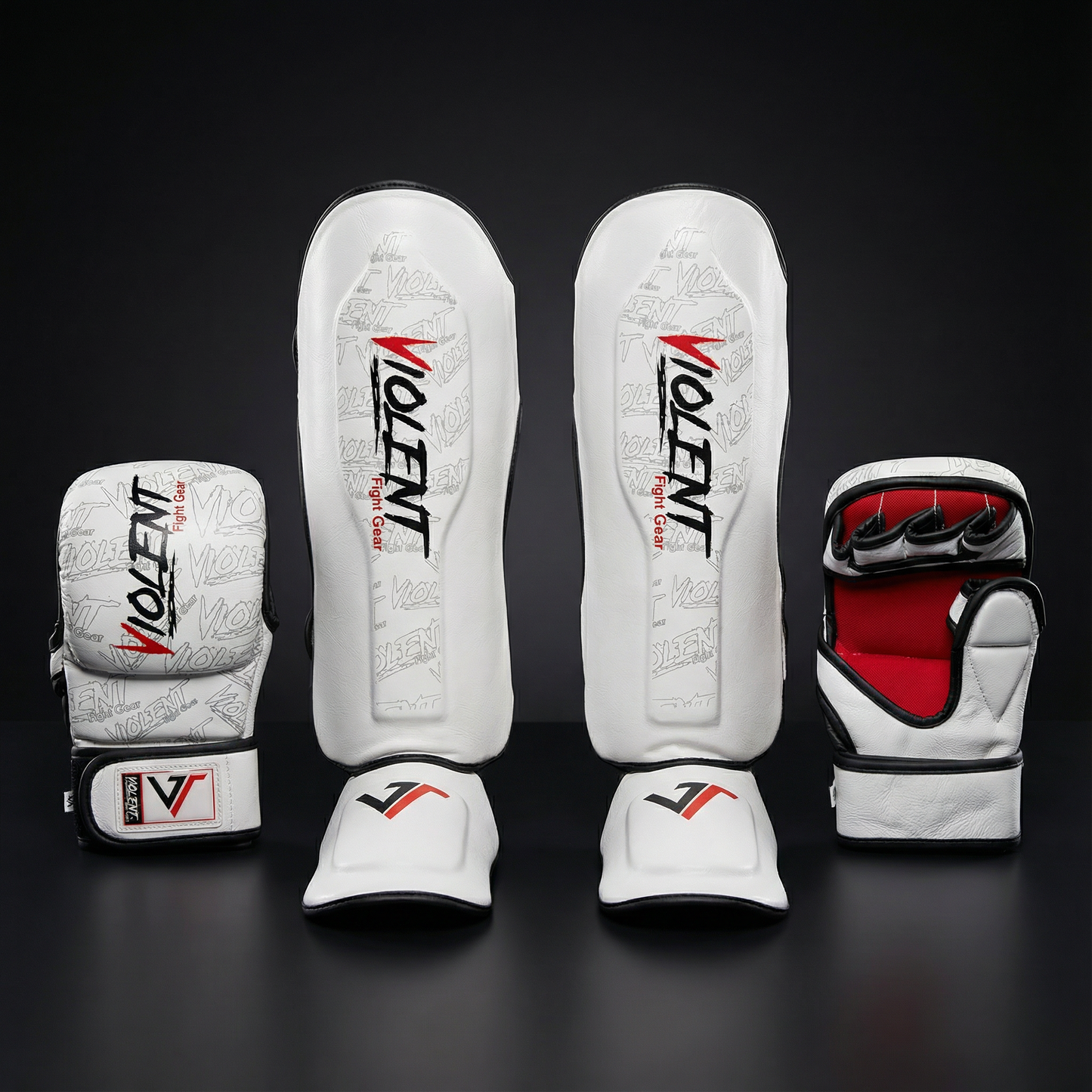 MMA Gloves & Shin Guard Set