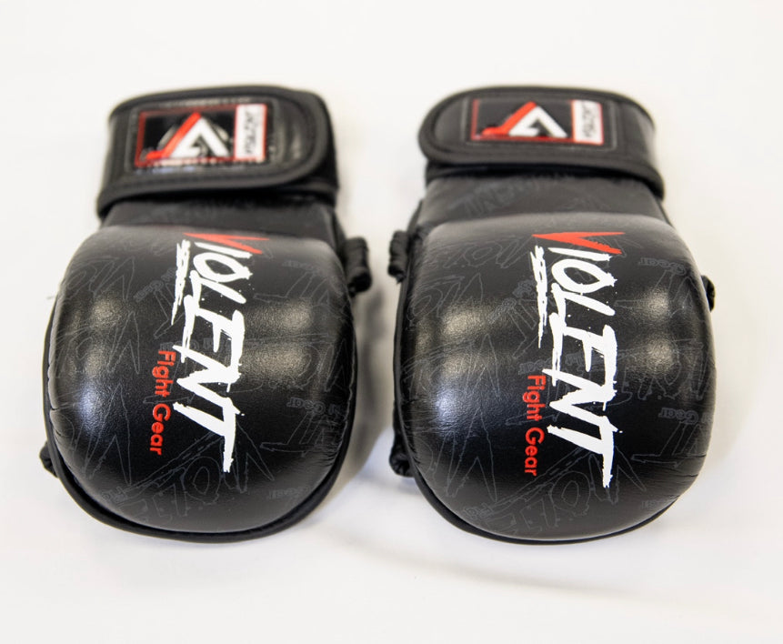 Violent MMA Gloves - Black/White