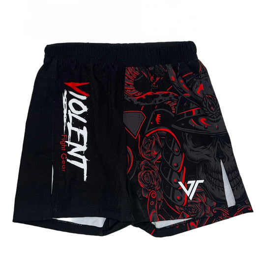 MMA shorts Black/Red