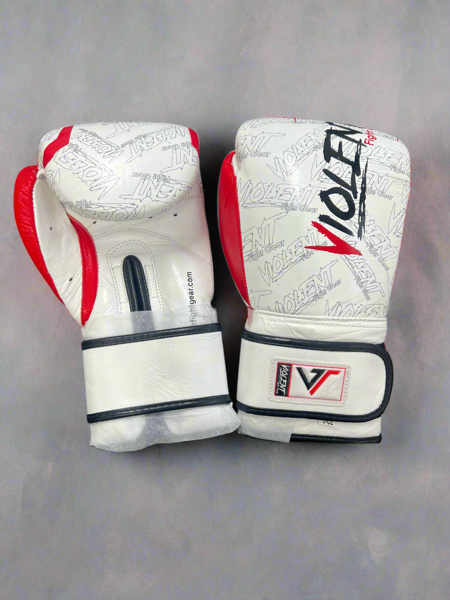 VT kids boxing gloves white