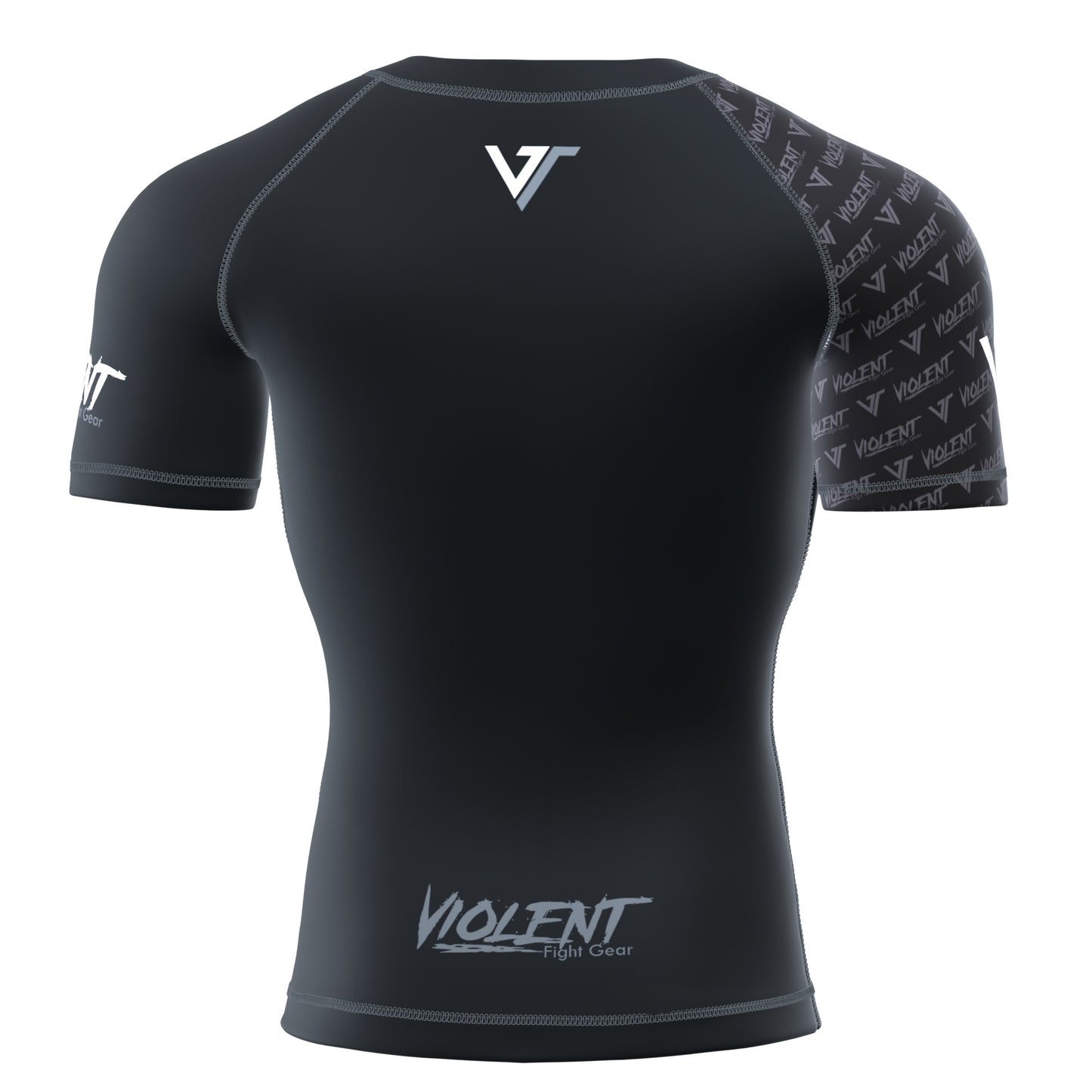 Rashguard short-sleeve black/grey