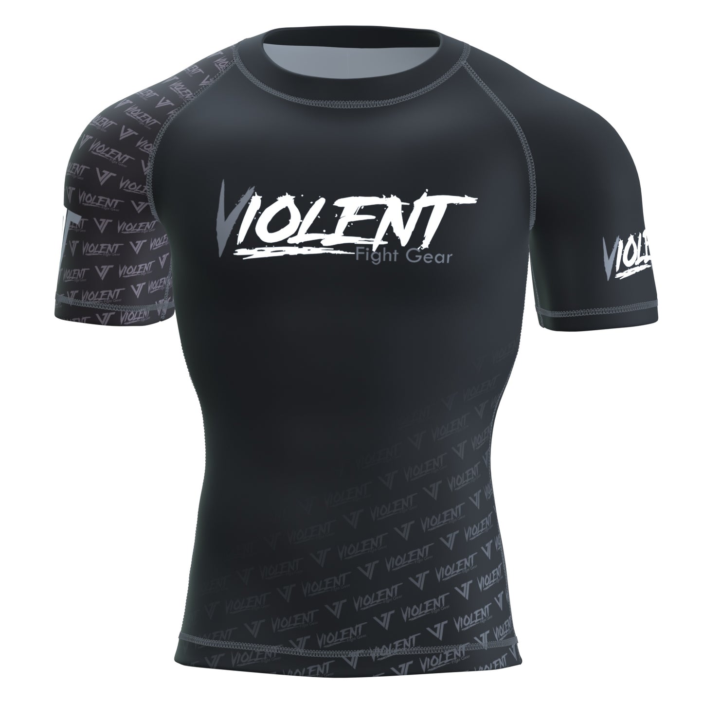 Rashguard short-sleeve black/grey